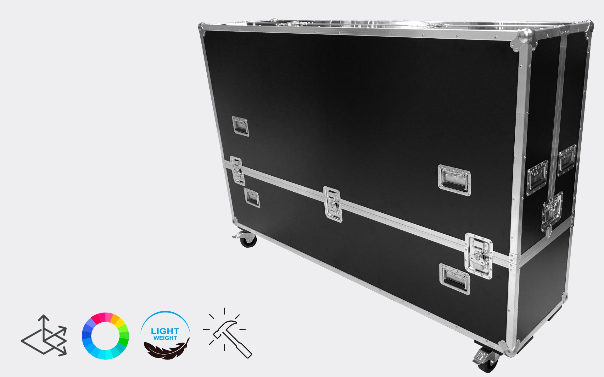 Hersteller von schützenden Koffersystemen Flightcase Design 3-Split ...