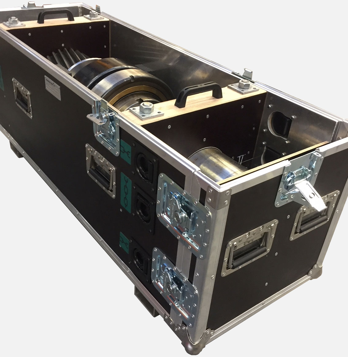 Flightcases for heavy equipment