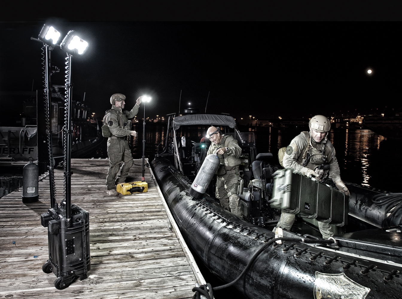 Peli RALS area lighting for police and rescue