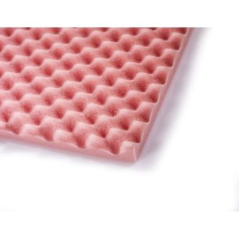 Antistatischer Noppenschaumstoff Rosa – 2000 × 1200 × 10/20 mm
