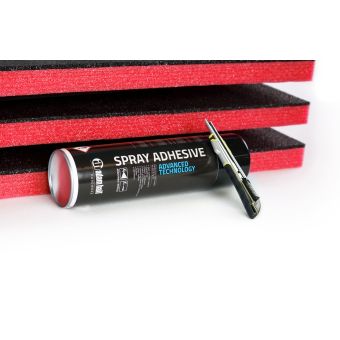 Multilayer Schaumstoff DIY-Set Rot/Schwarz – 600 x 400 mm