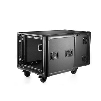 IP-SHOCK RACK Serie 4 - 9U - 33" - 838mm - mit Rollen