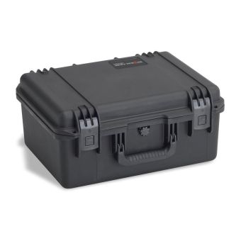 Ein geschlossener Peli Storm 2450 Case in schwarz