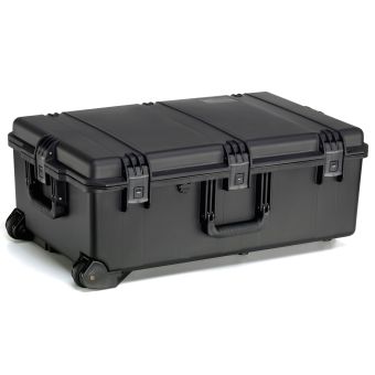 Ein geschlossener Peli Storm 2950 schutzkoffer in schwarz