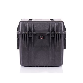 Ein geschlossener Peli 0350 Schutzkoffer in schwarz