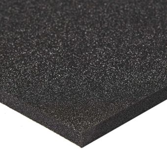 8er Pack Plastazote® LD29 Schaumstoff Schwarz – 600 × 500 mm