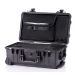 Ein offener Peli 1510LOC Laptop Overnight Case Schutzkoffer in schwarz