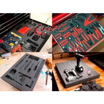 Multilayer Schaumstoff-Einsatz für Makita Makpac Typ 3