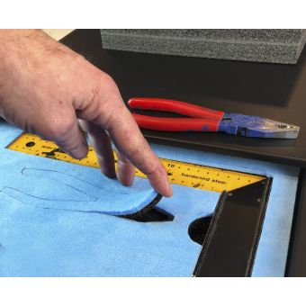 Multilayer Schaumstoff-Musterbox