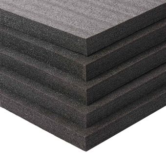 Multilayer Schaumstoff - Schwarz - 1200 x 800 mm