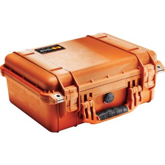 Peli 1450 Orange mit Schaumstoff