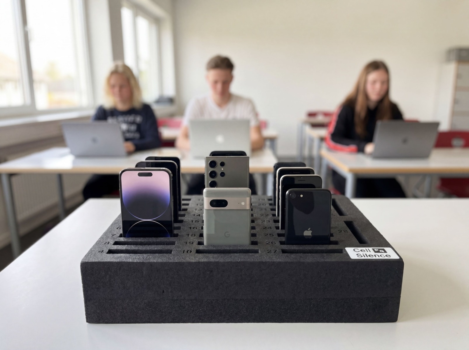Cell Silence Mobiltelefonhalter für Schulen