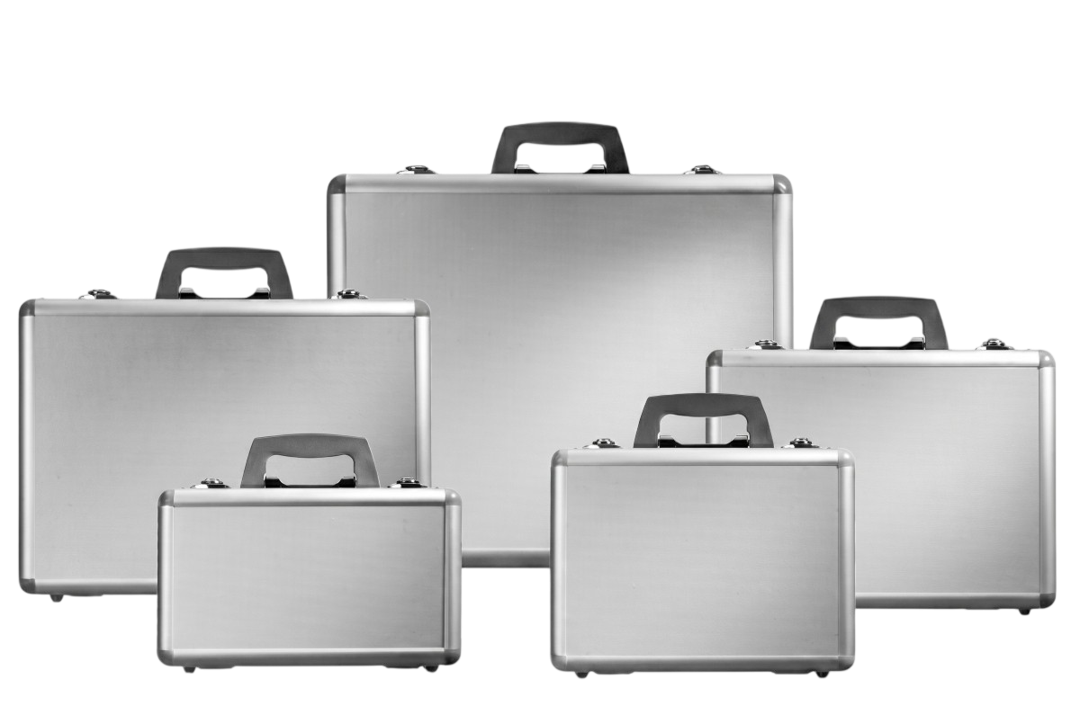 GUARDIQUE™ Lightcases Economy — Aluminiumkoffer mit Do-it-yourself-Schaumstoff