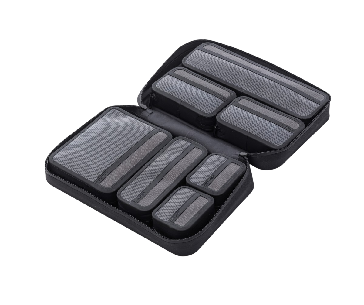 GUARDIQUE MMS — individual modular magnetic pouches P1-P5 in black