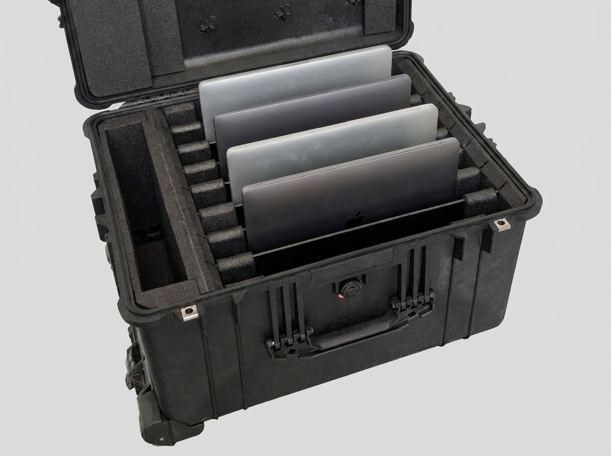 Multi-Laptop-Koffer für den Transport mehrerer Laptops