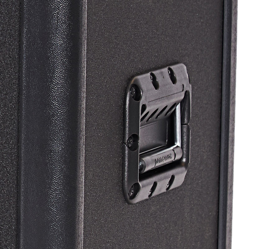 Recessed handle in ABS plastic