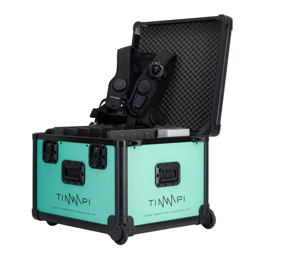 IP suitcase with wheels