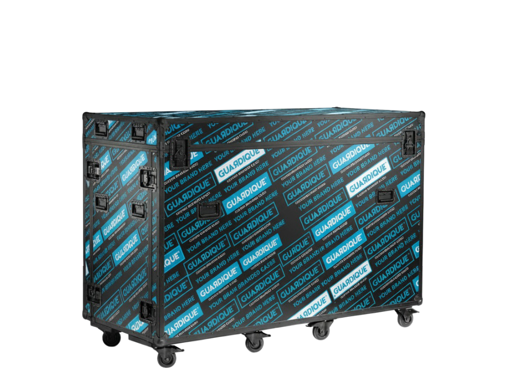 GUARDIQUE branding on trade show stand