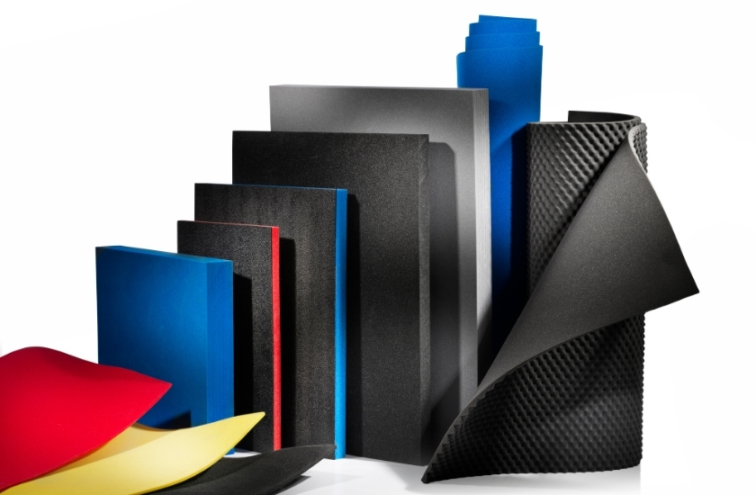 A Wide range of foam types