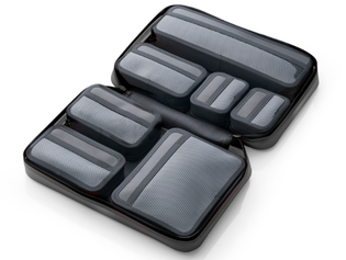 5 different pouch sizes for optimal organization