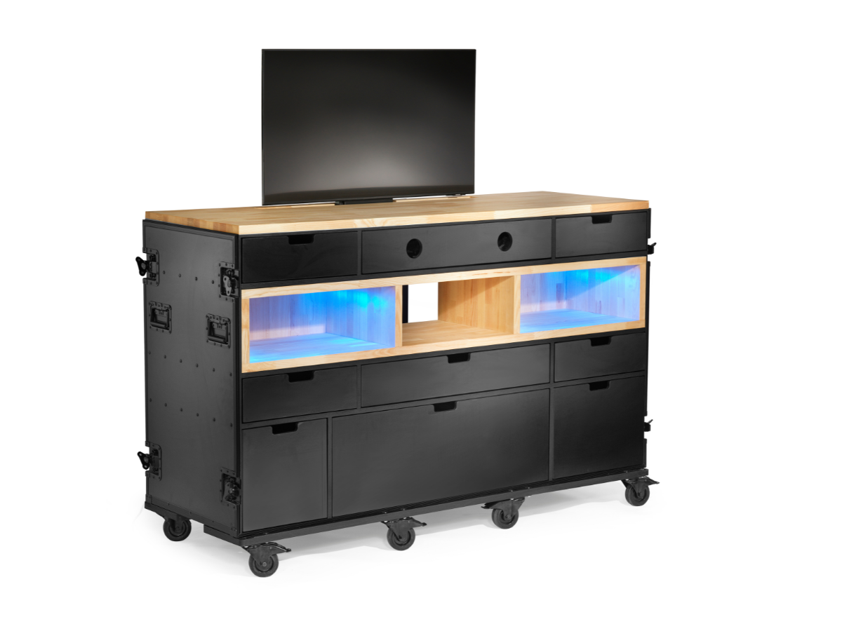 Trade show stand layout overview