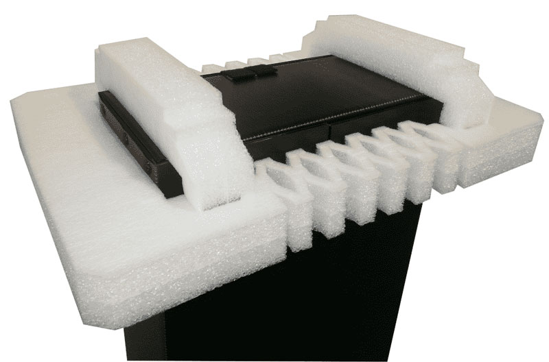 PE foam end caps