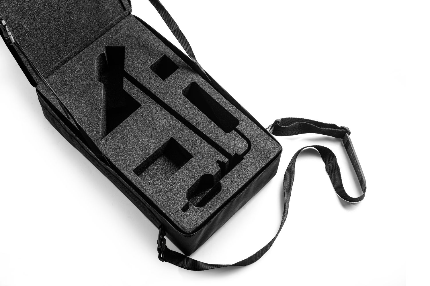 Soft bag with custom CNC-cut foam insert